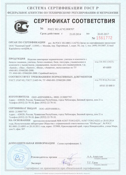 15.02.2025 Вятские Поляны - Изделия санитарные керамические